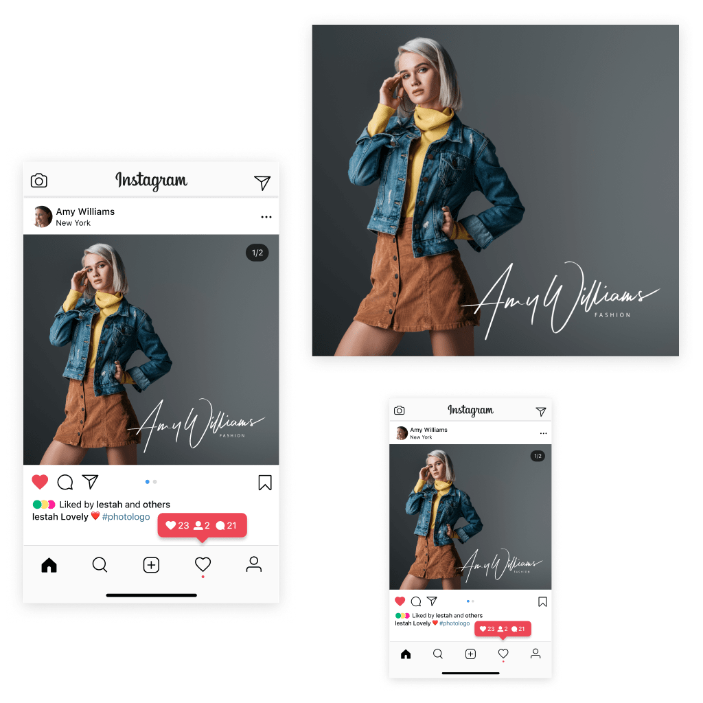 A creative way to use your Photologo