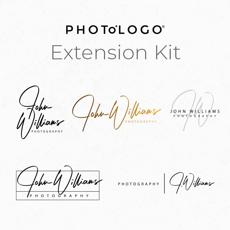 You love your signature Photologo®. Now it’s time to expand your branding kit with a subtle and compact version to fit in even more places. 
